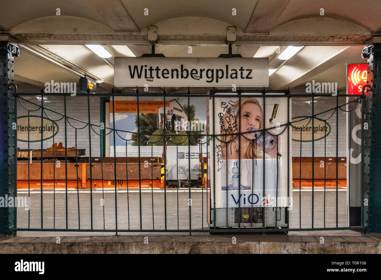 Wittenbergplatz station underground u bahn railway station hires stock