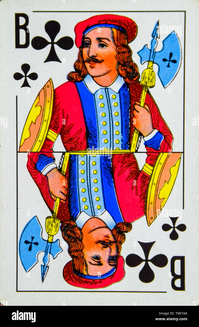 playing cards Card playing jack of clubs, suit of clubs Stock Photo Alamy