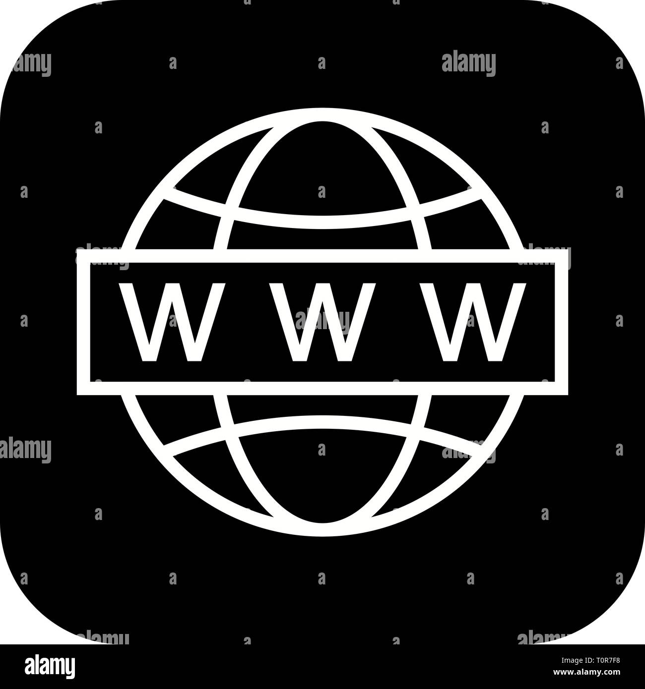 Illustration Web Search Icon Stock Photo   Alamy