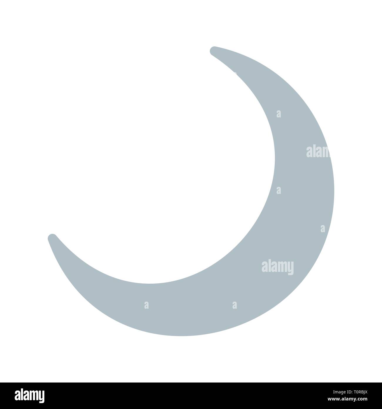 Illustration Moon Icon Stock Photo - Alamy