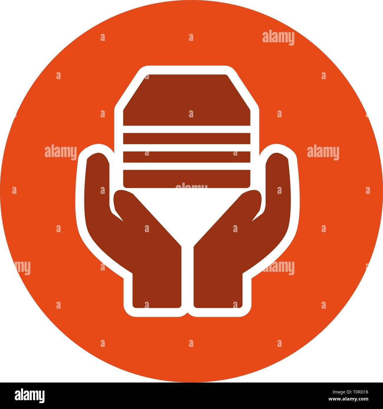 Illustration Acception Icon Stock Photo - Alamy