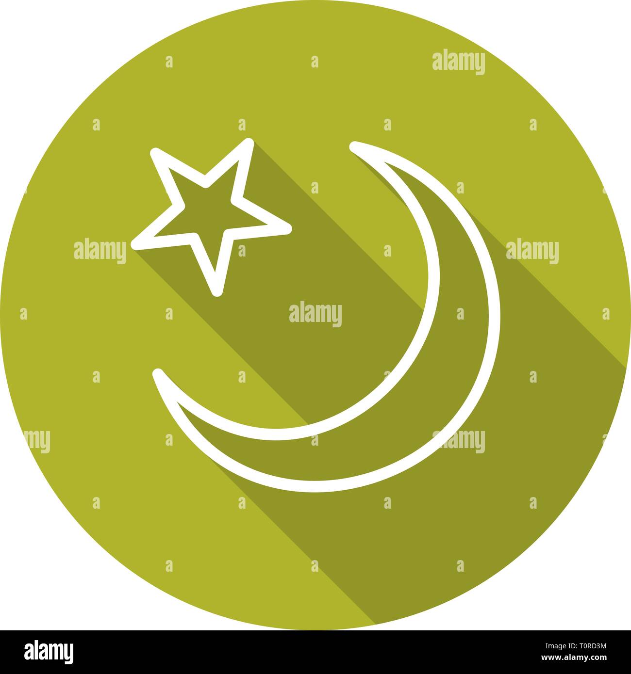 13 crescent moon vector hi-res stock photography and images - Alamy