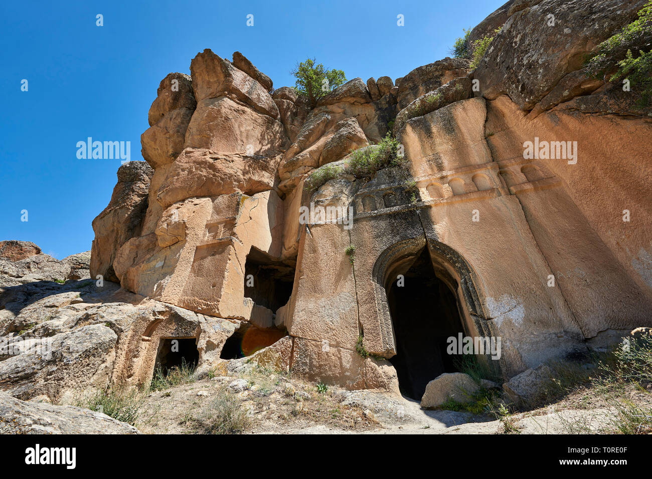 Pictures & images of Kalburlu (St. Epthemios) church, 9th century, the Vadisi Monastery Valley, 'Manastır Vadisi”,  of the Ihlara Valley, Guzelyurt ,  Stock Photo