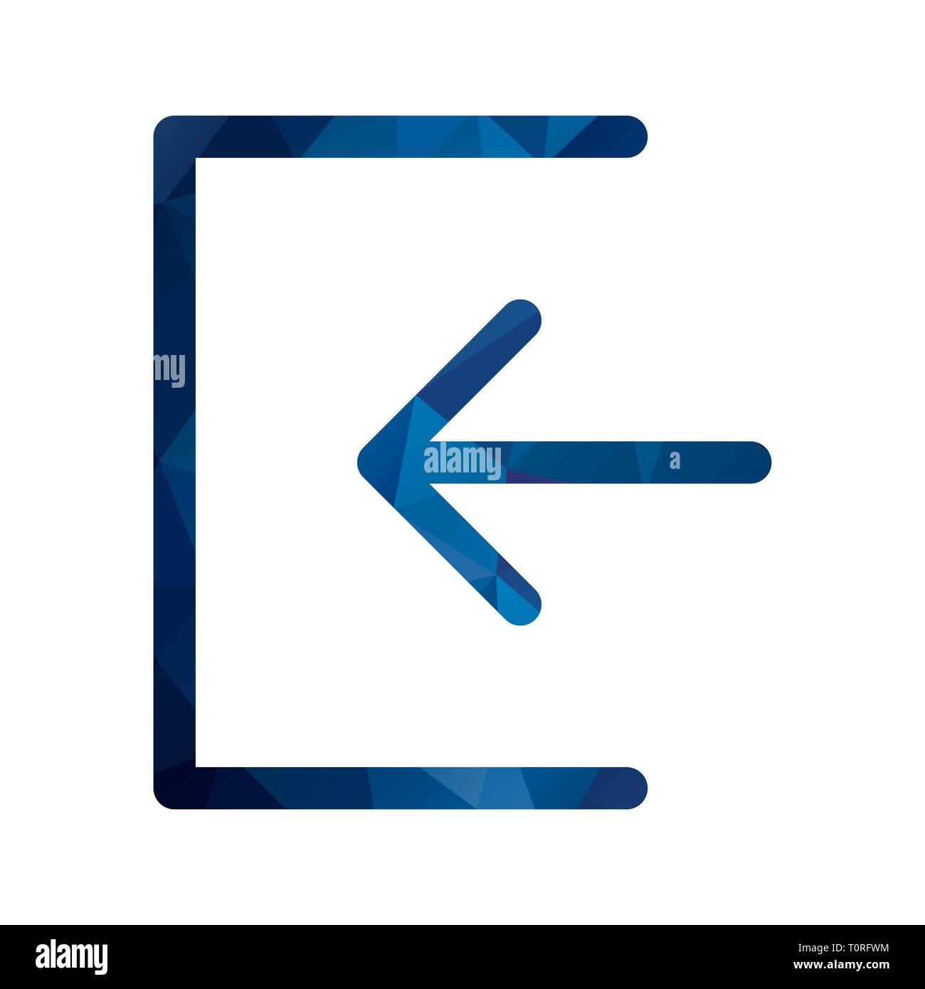 Illustration Sign In Icon Stock Photo - Alamy
