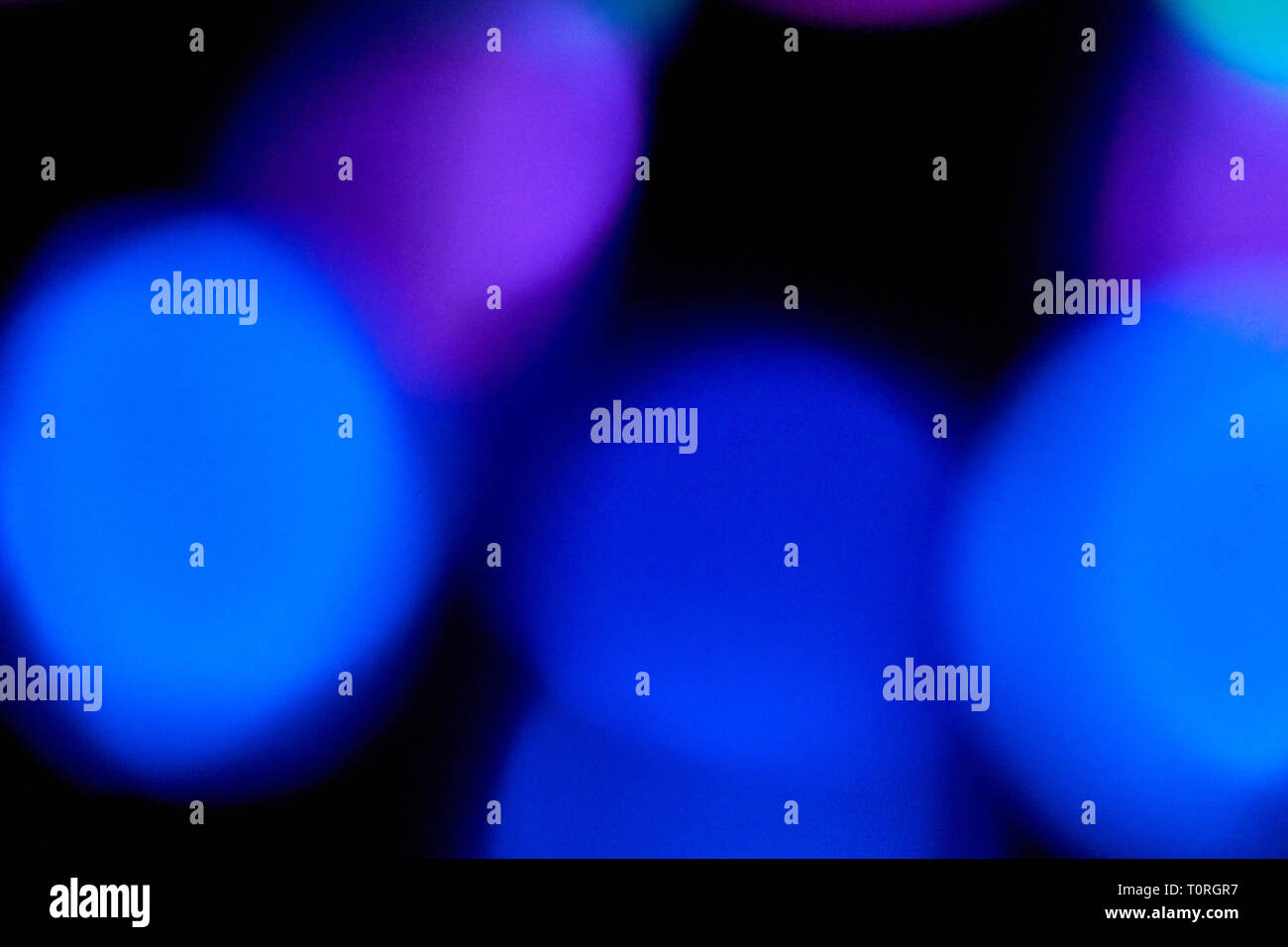 defocused and blurred colour leds Stock Photo
