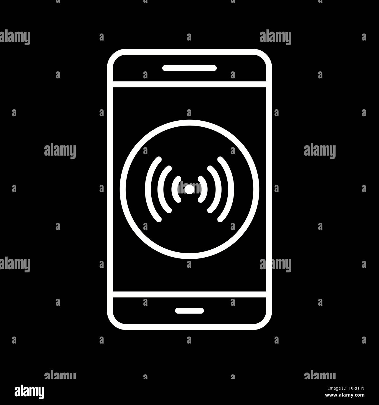 Illustration Hotspot Mobile Application Icon Stock Photo Alamy