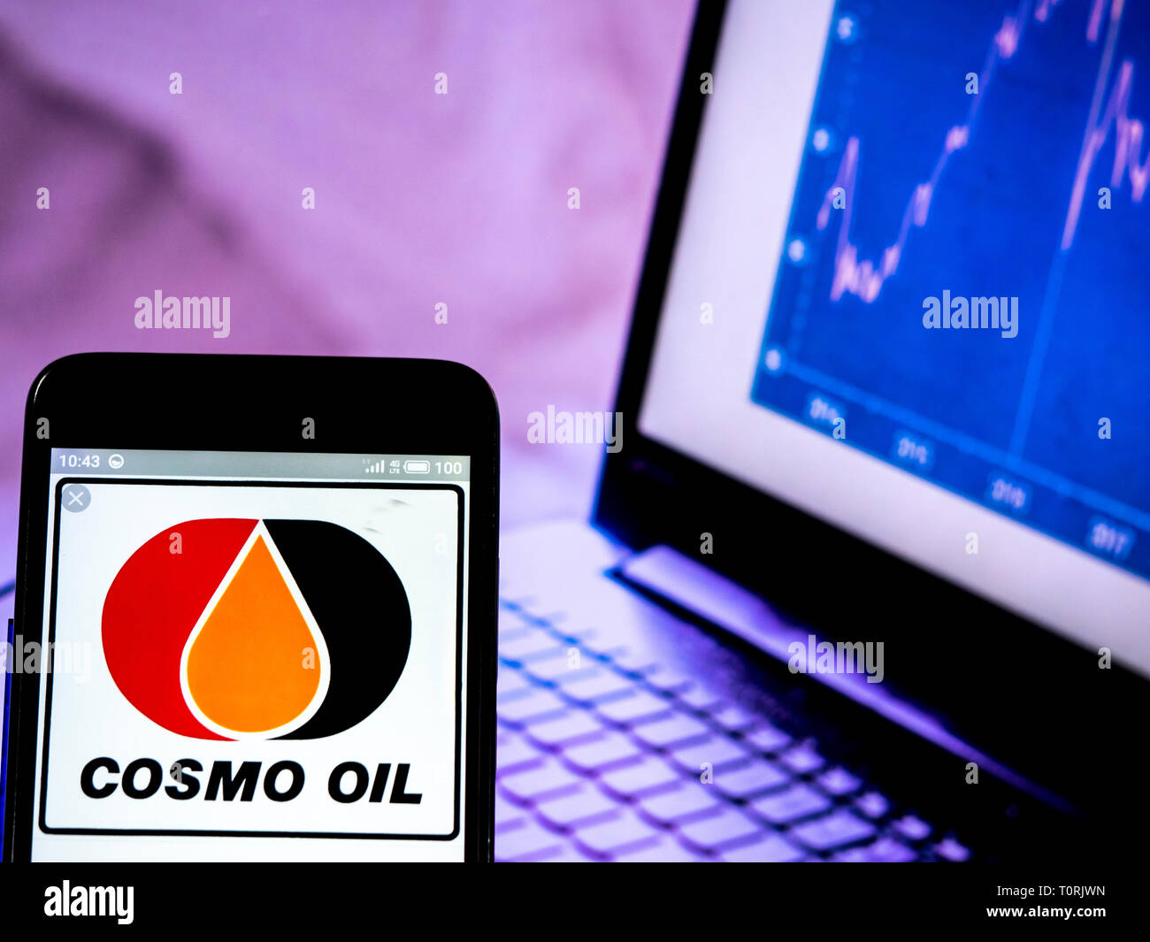 Cosmo oil company hires stock photography and images Alamy