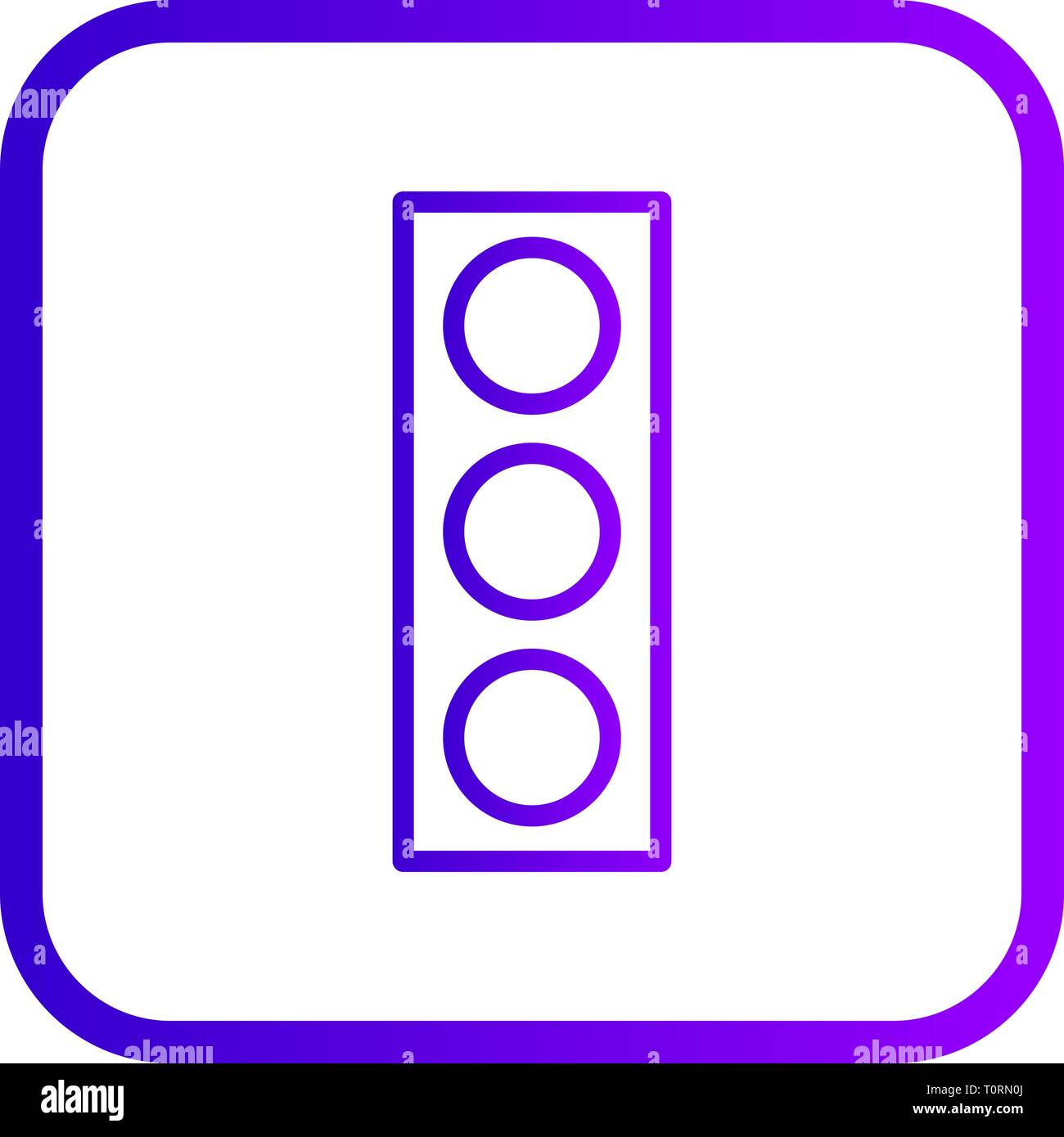 Illustration Signal Sign Icon Stock Photo - Alamy