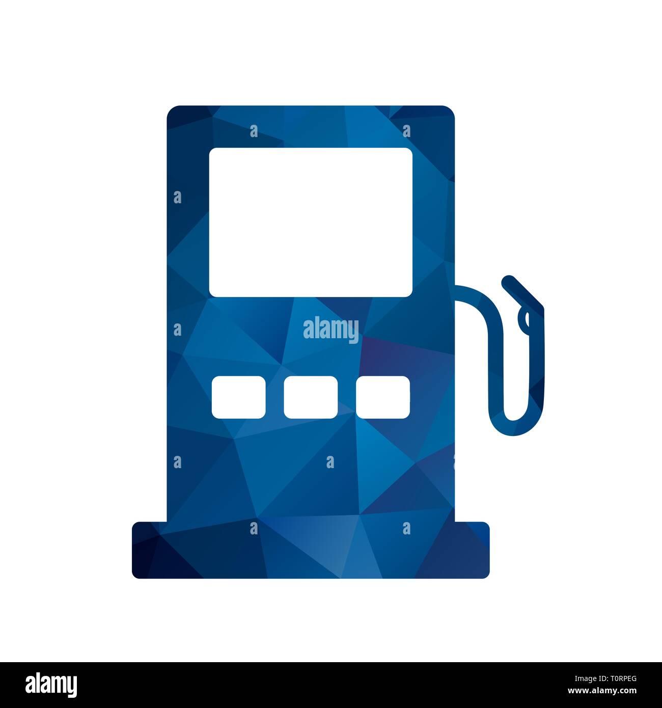 Illustration Filling Station Road Sign Icon Stock Photo Alamy