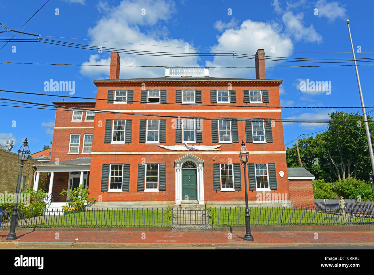 Historic Building on Pleasant Street in downtown Portsmouth, New