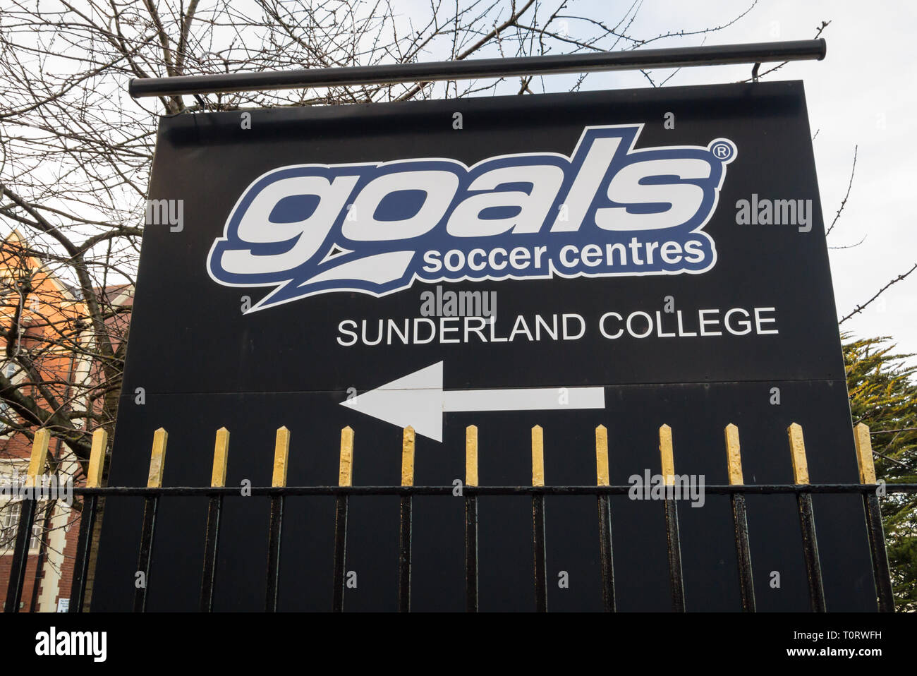 Goals Soccer Centres 5-a-side Centre at Sunderland College Stock Photo