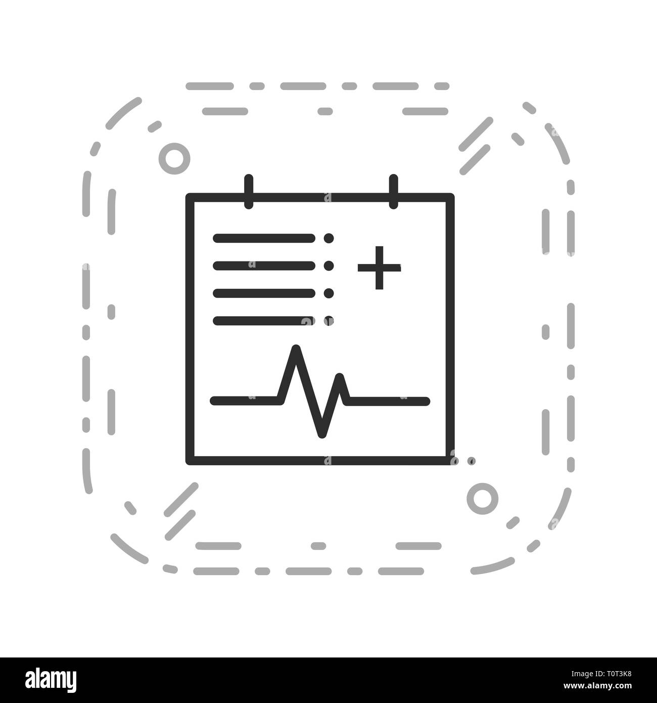 Illustration Medical Chart Icon Stock Photo Alamy