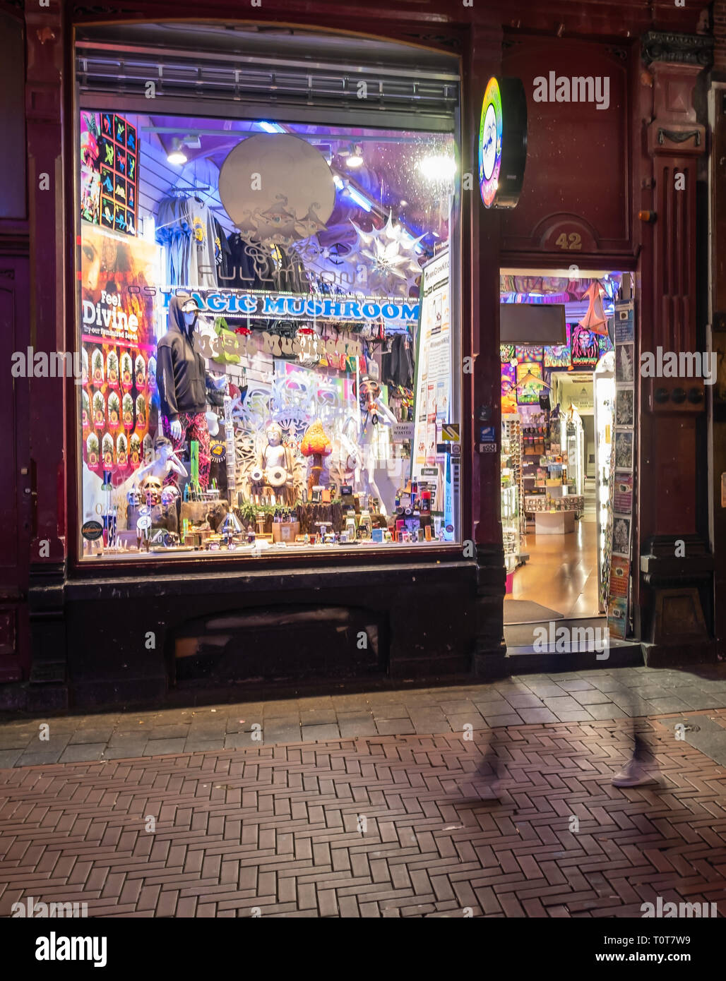 Coffee shop with legal drugs in Amsterdam, Netherlands Stock Photo Alamy