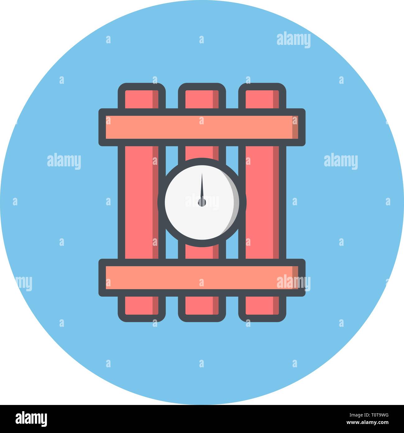 Illustration Dynamite Icon Stock Photo - Alamy