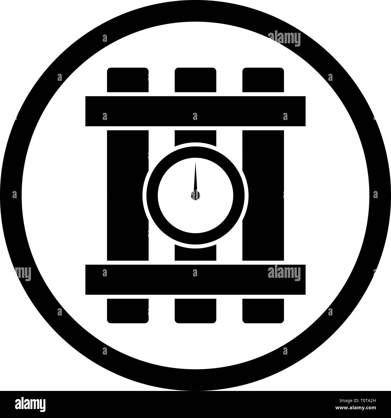 Illustration Dynamite Icon Stock Photo - Alamy