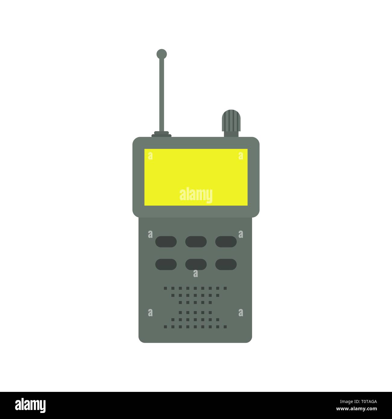 Illustration Walkie talkie Icon Stock Photo - Alamy