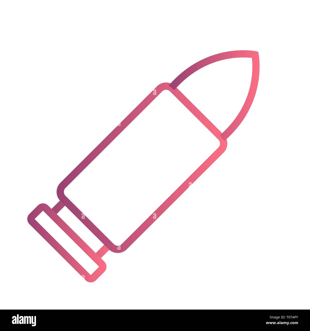 22 bullet vector hi-res stock photography and images - Alamy