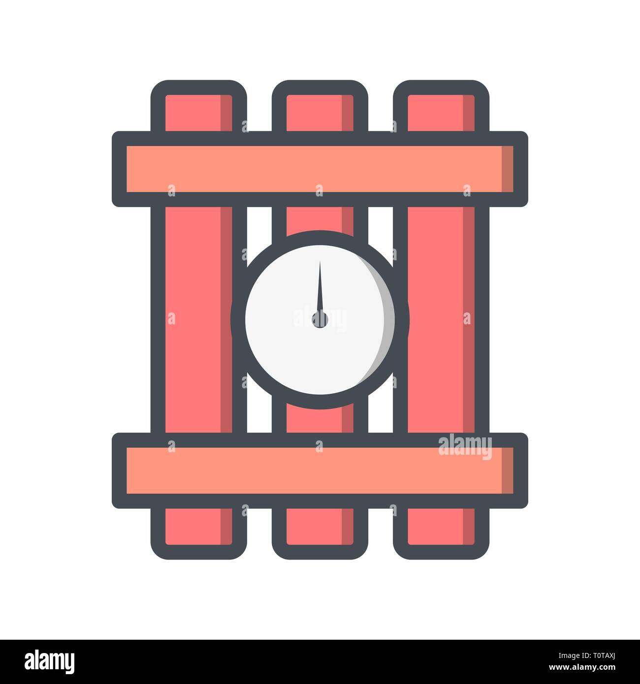 Illustration Dynamite Icon Stock Photo - Alamy