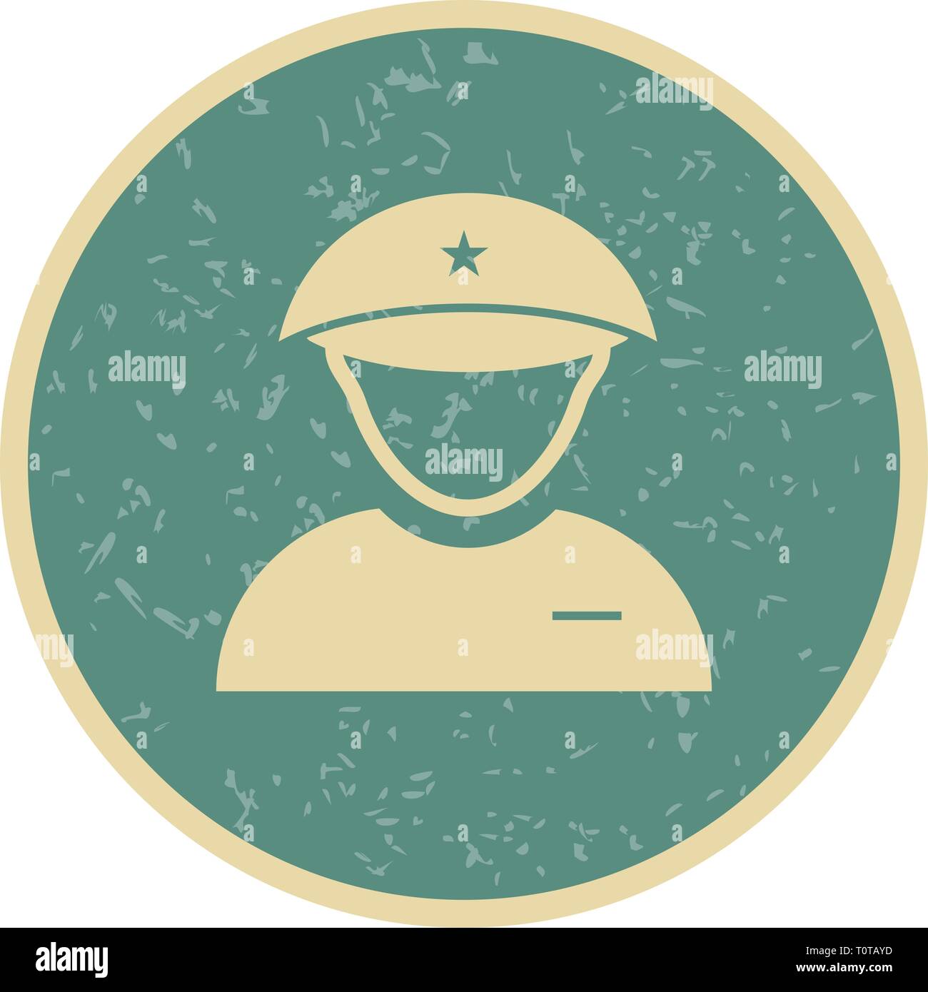Illustration Lieutenant Icon Stock Photo - Alamy