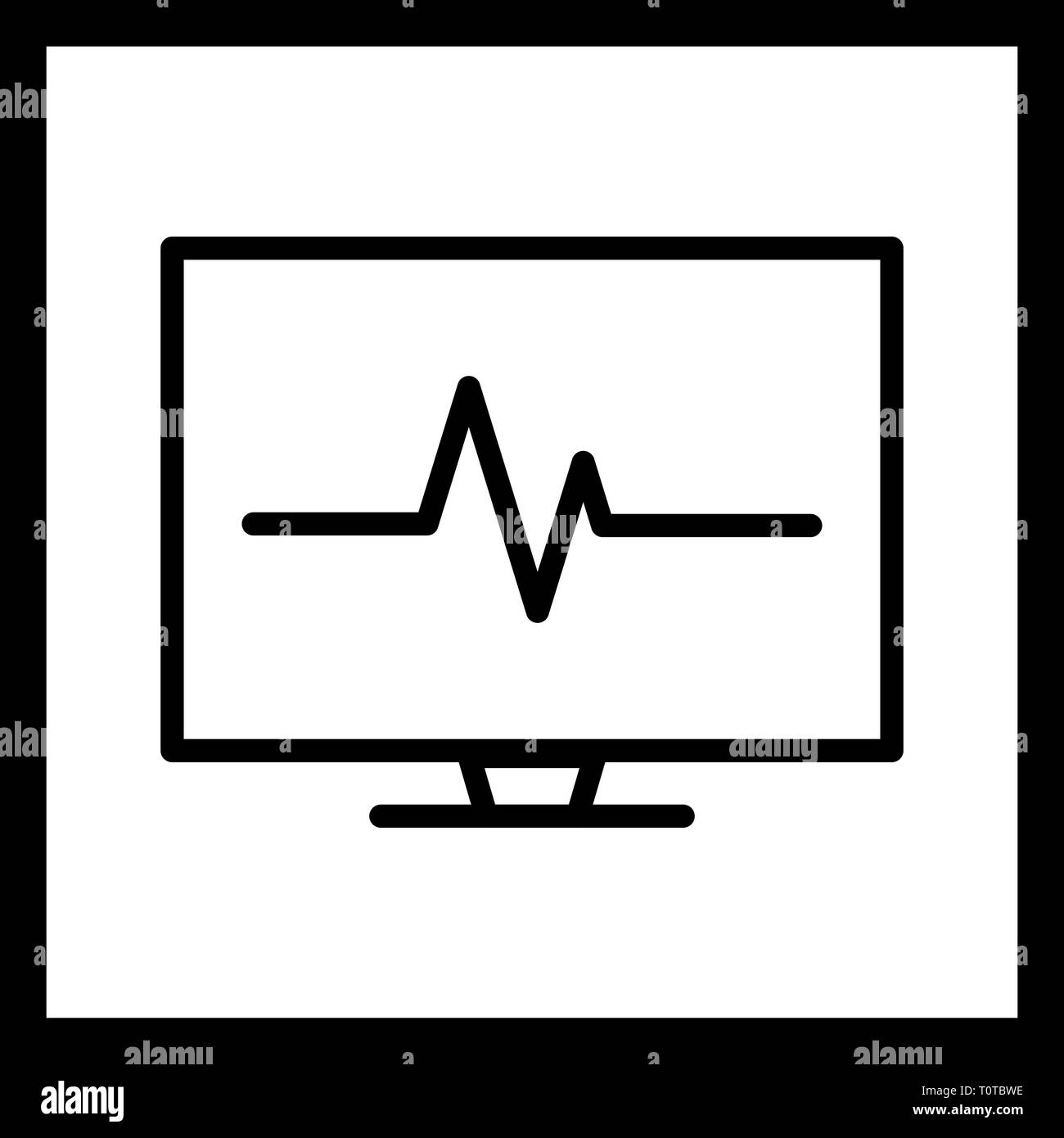 Ecg Symbol Black and White Stock Photos & Images - Alamy