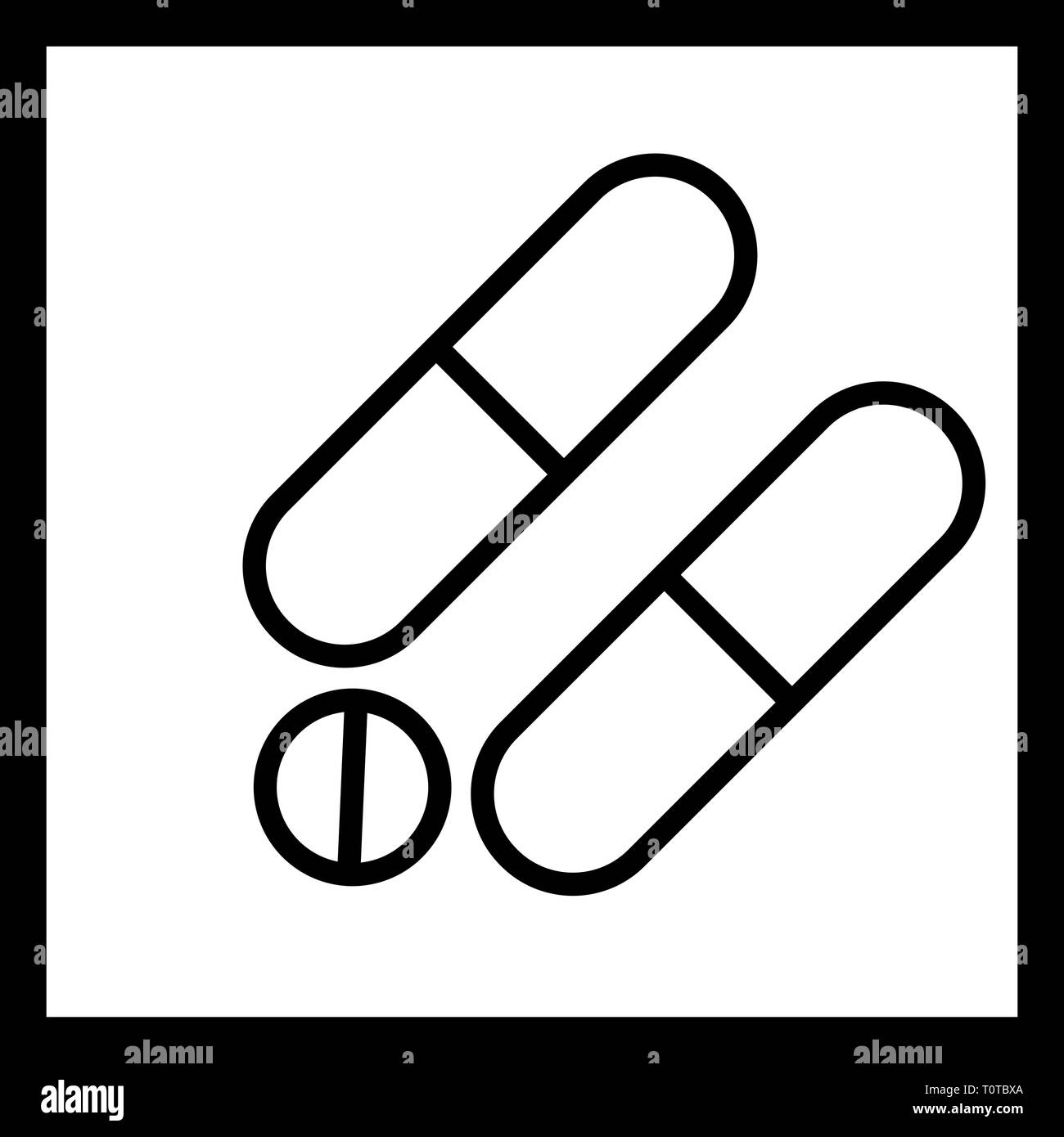 Illustration Medicines Icon Stock Photo