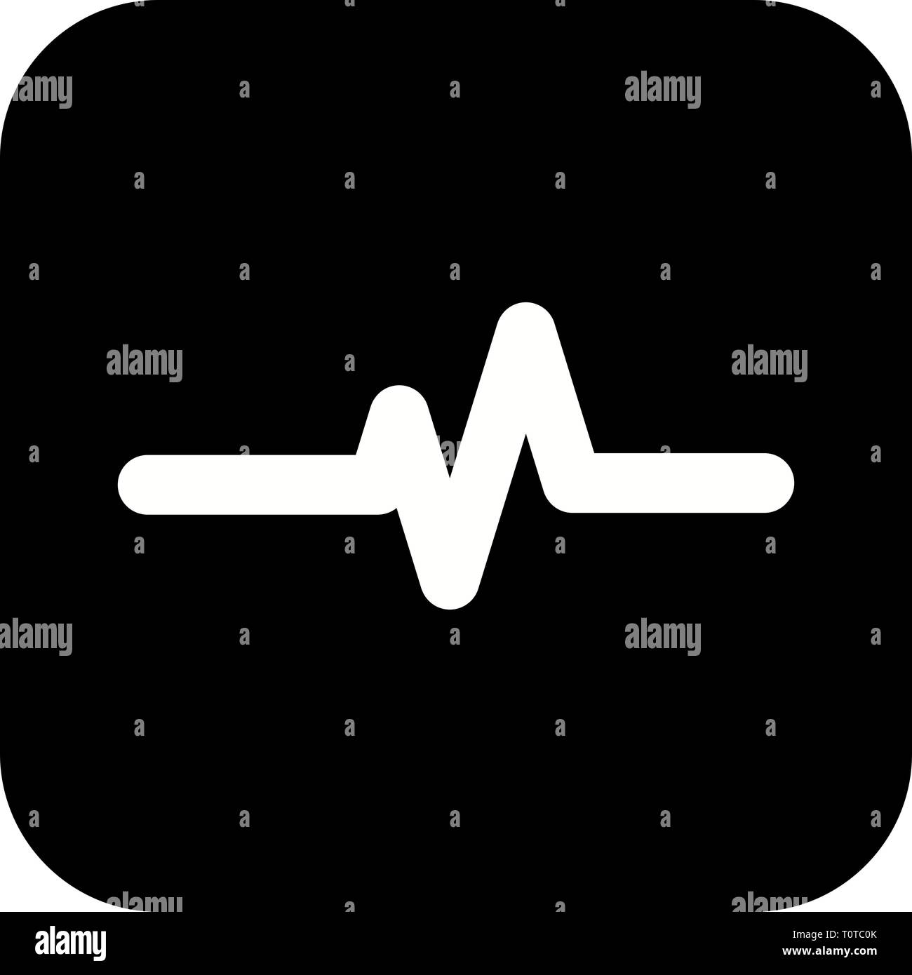 Illustration Pulse Rate Icon Stock Photo - Alamy
