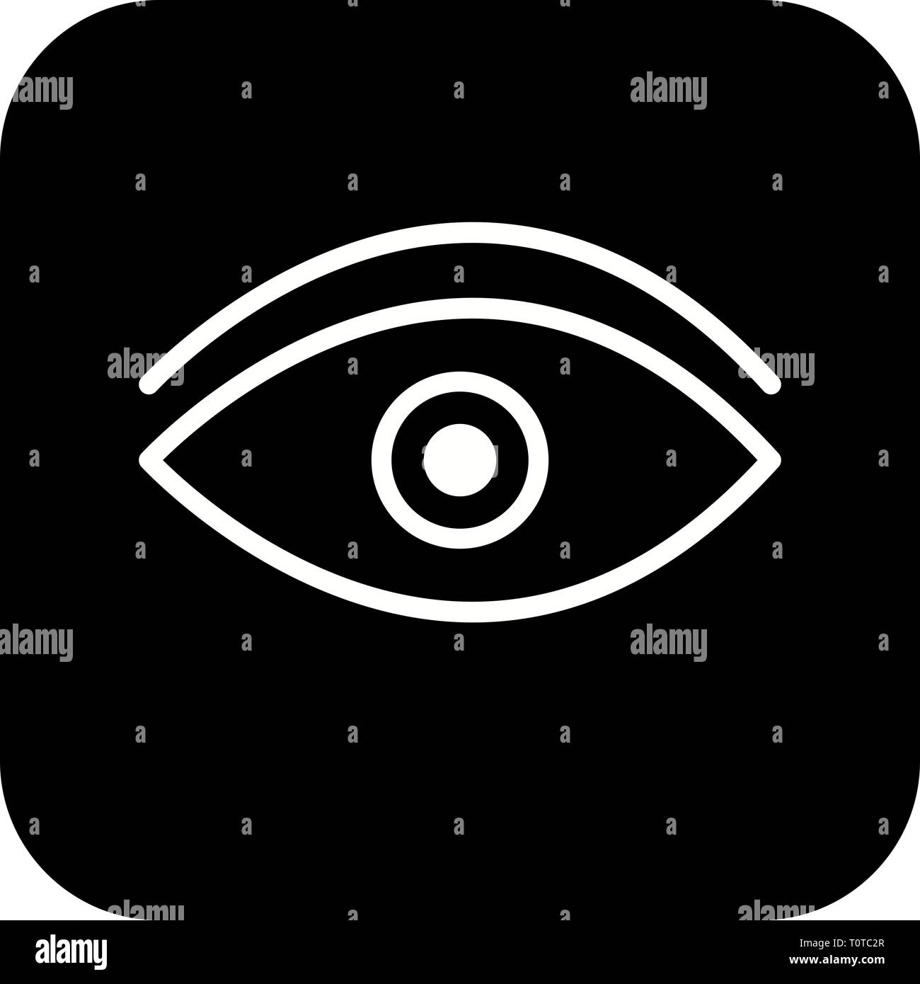 Illustration Eye Icon Stock Photo
