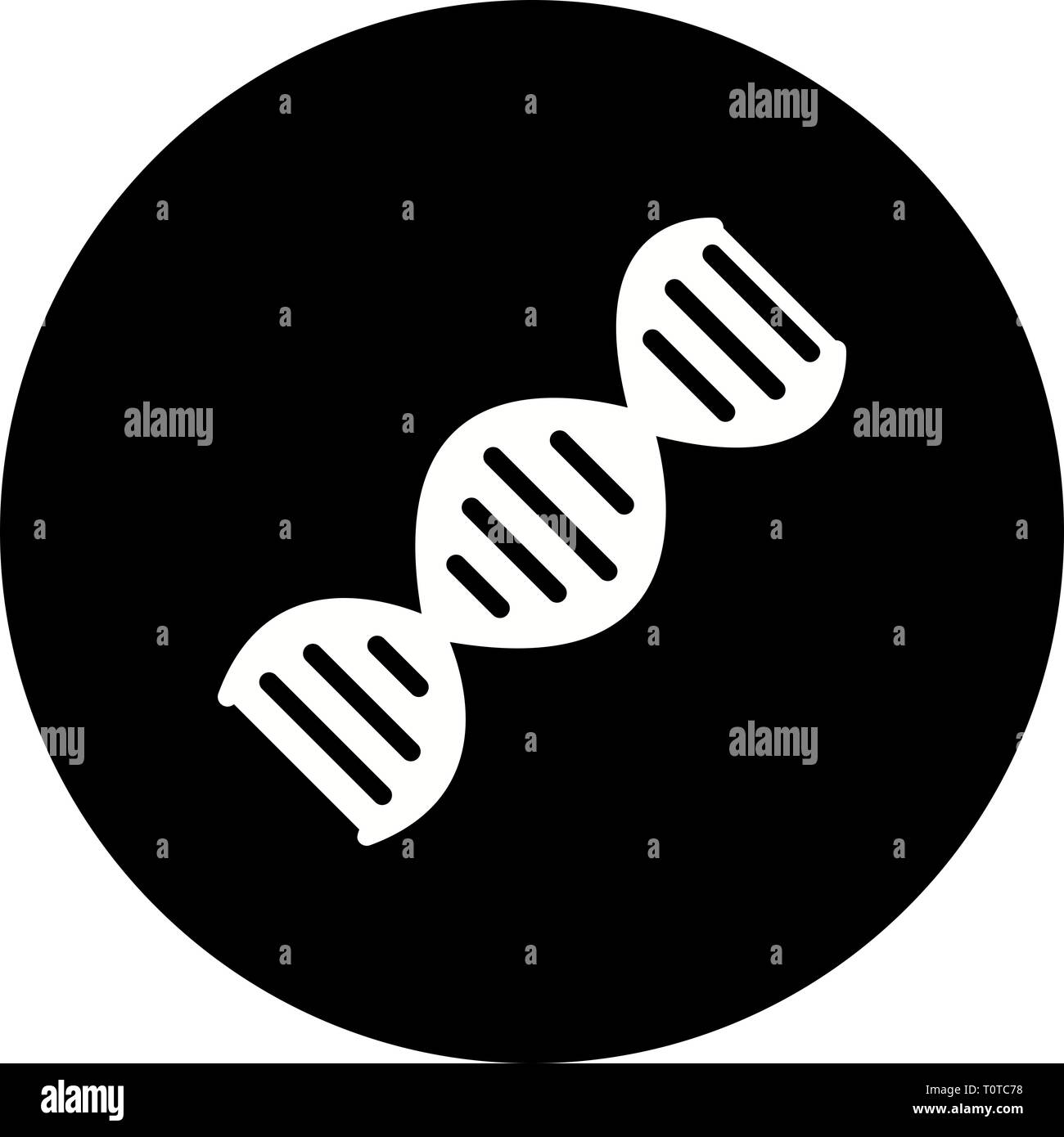Illustration DNA Icon Stock Photo