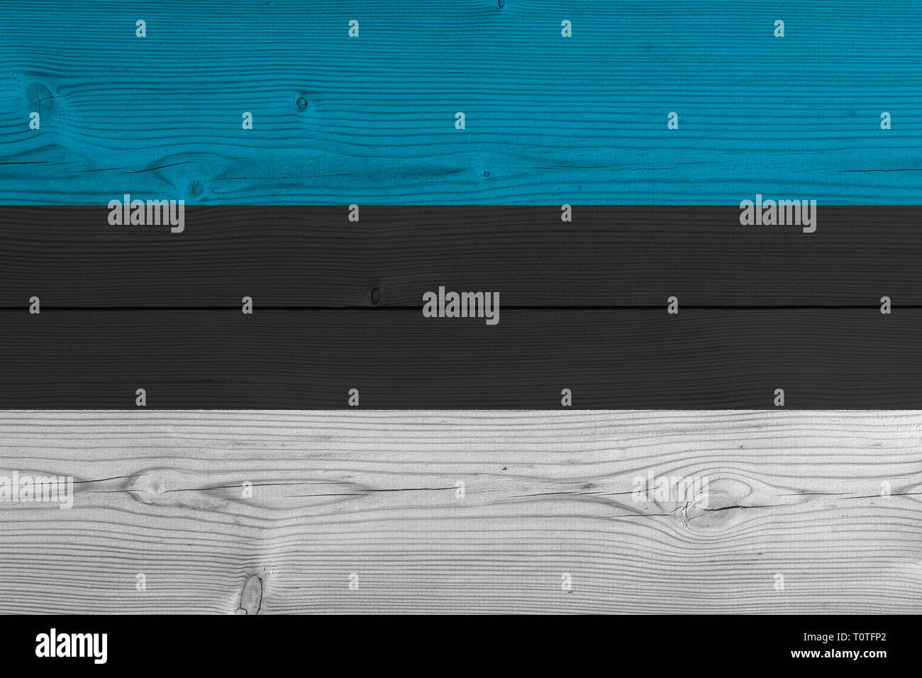 Estonia flag painted on old wood plank. Patriotic background. National ...