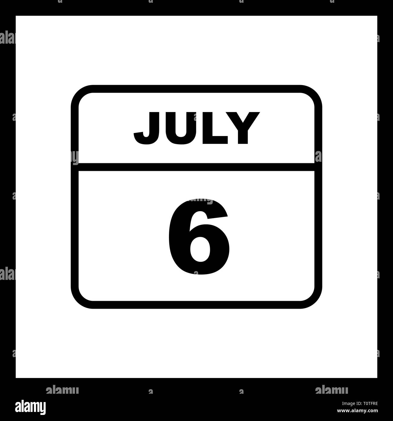July 6th Black and White Stock Photos & Images Alamy