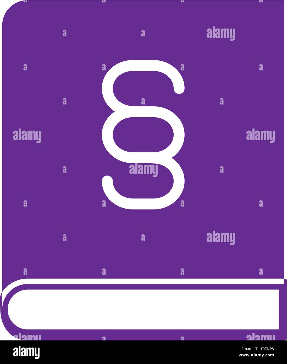 law, book icon Stock Vector
