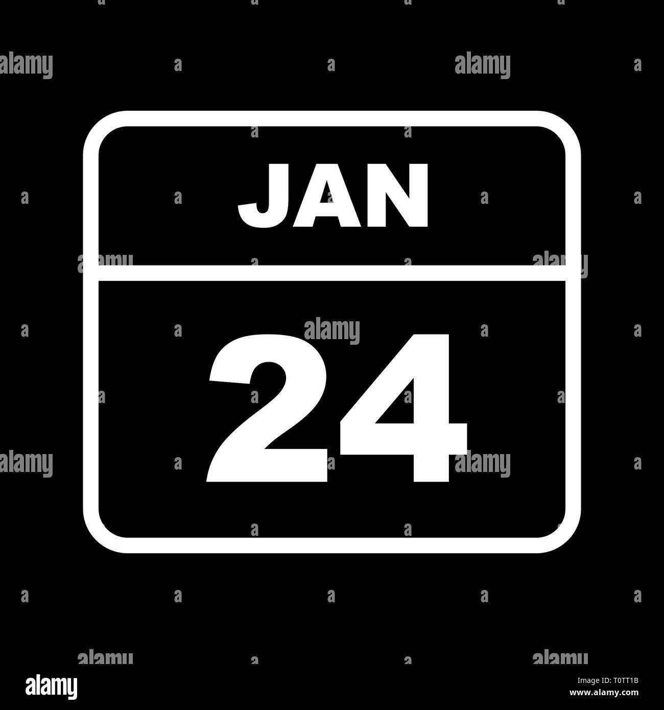 january-24th-black-and-white-stock-photos-images-alamy