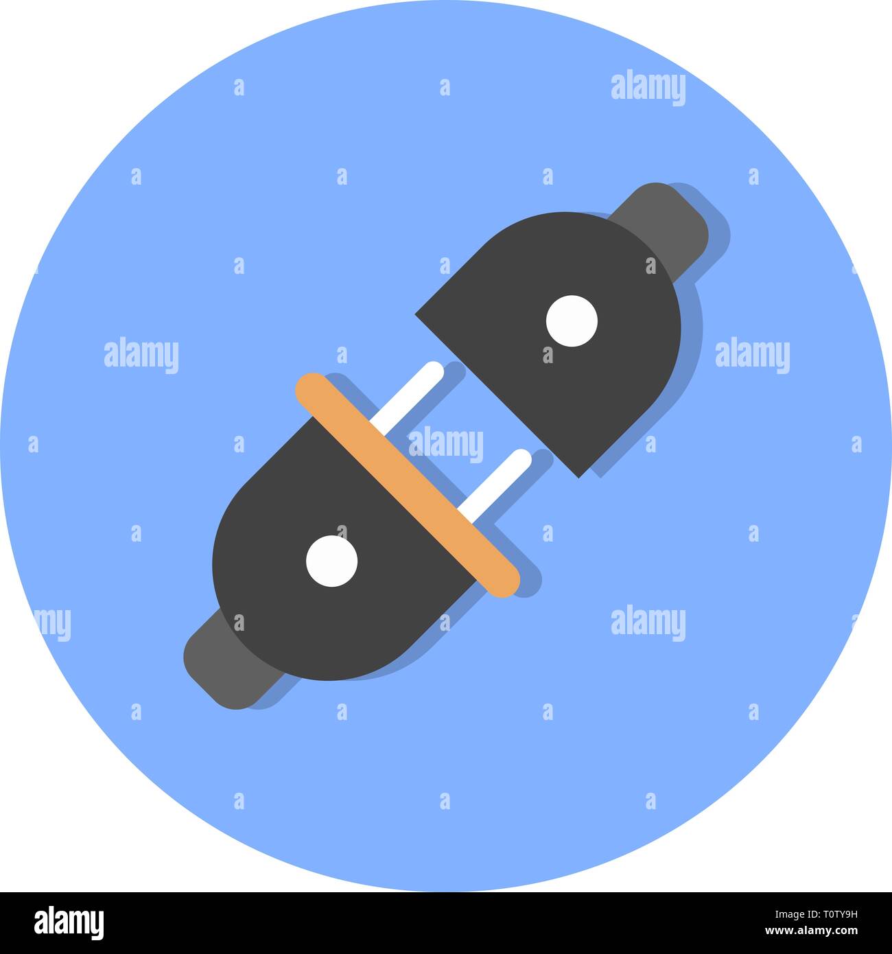 Illustration Plug Connector Icon Stock Photo - Alamy