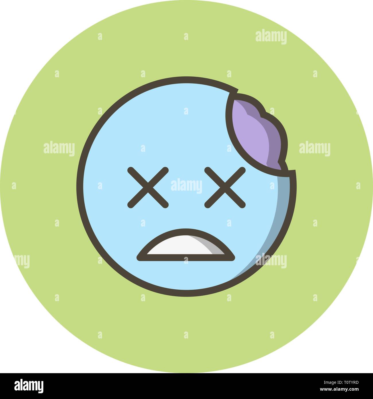 Illustration Zombie Emoji Icon Stock Photo Alamy