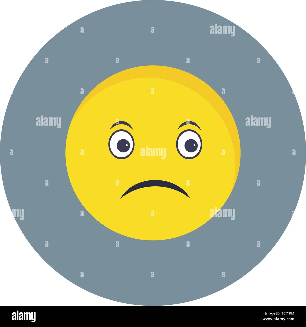 Sad smiley icon Stock Vector by ©get4net 159645978