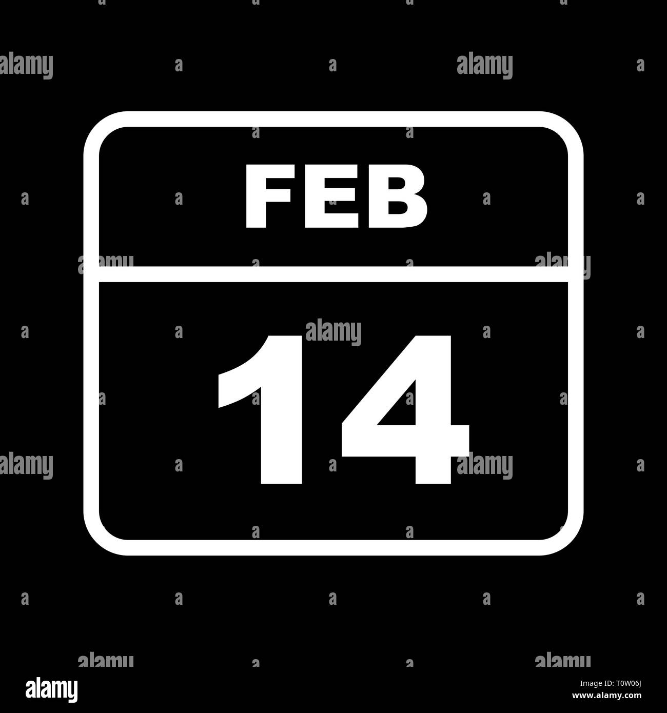 14th feb Black and White Stock Photos & Images Alamy