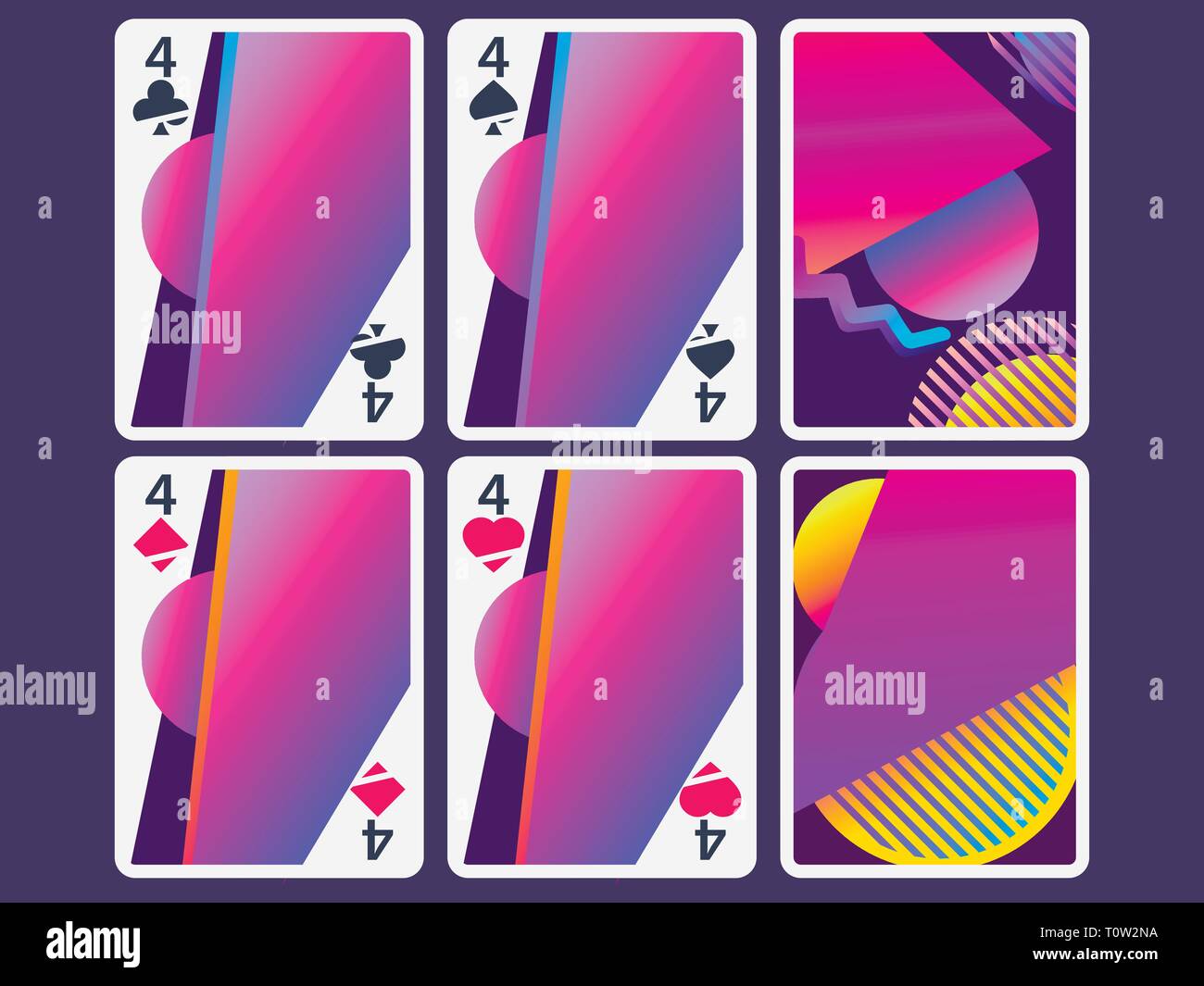 Playing card shapes hi-res stock photography and images - Alamy