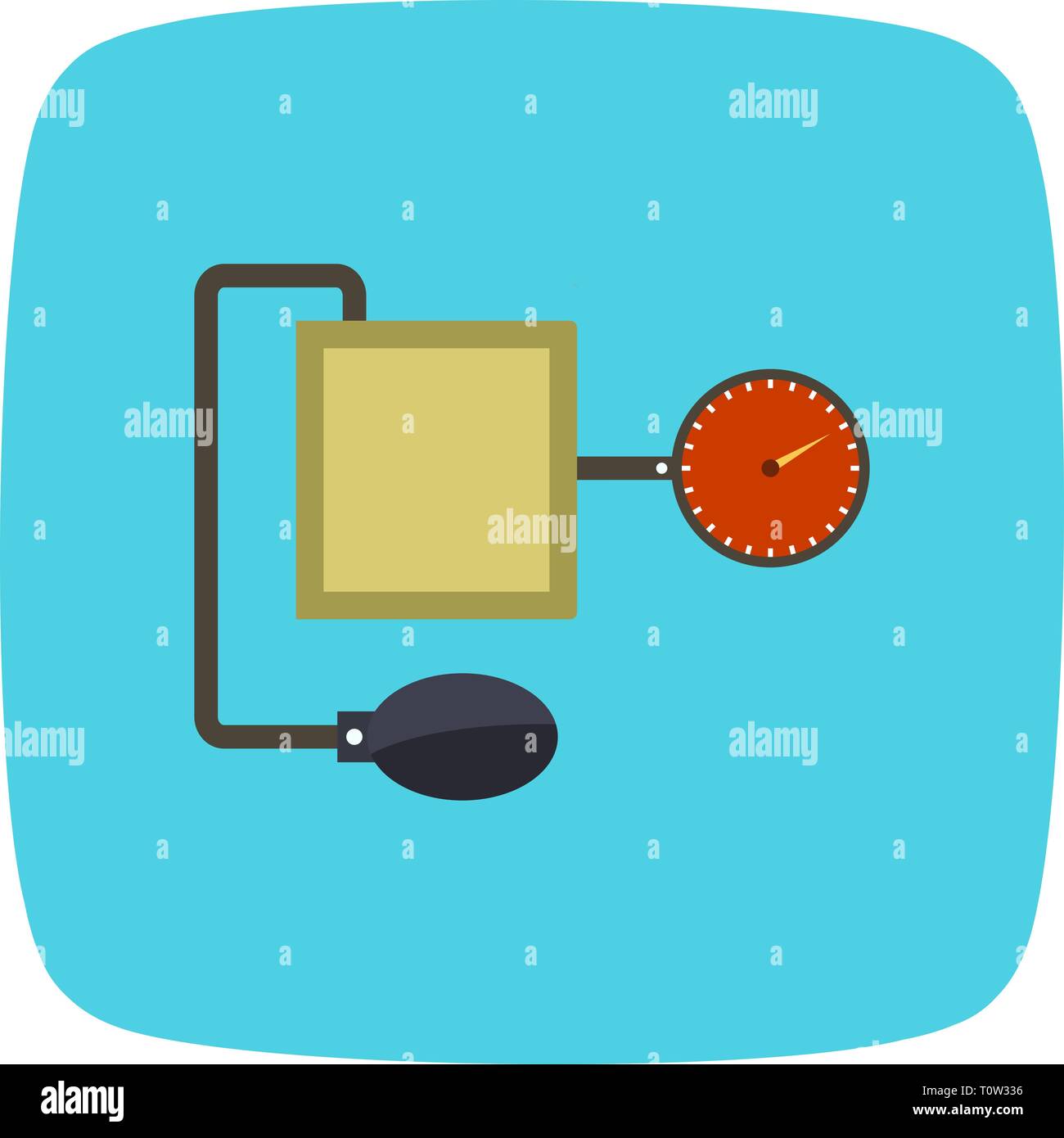 Illustration BP Apparatus Icon Stock Photo - Alamy