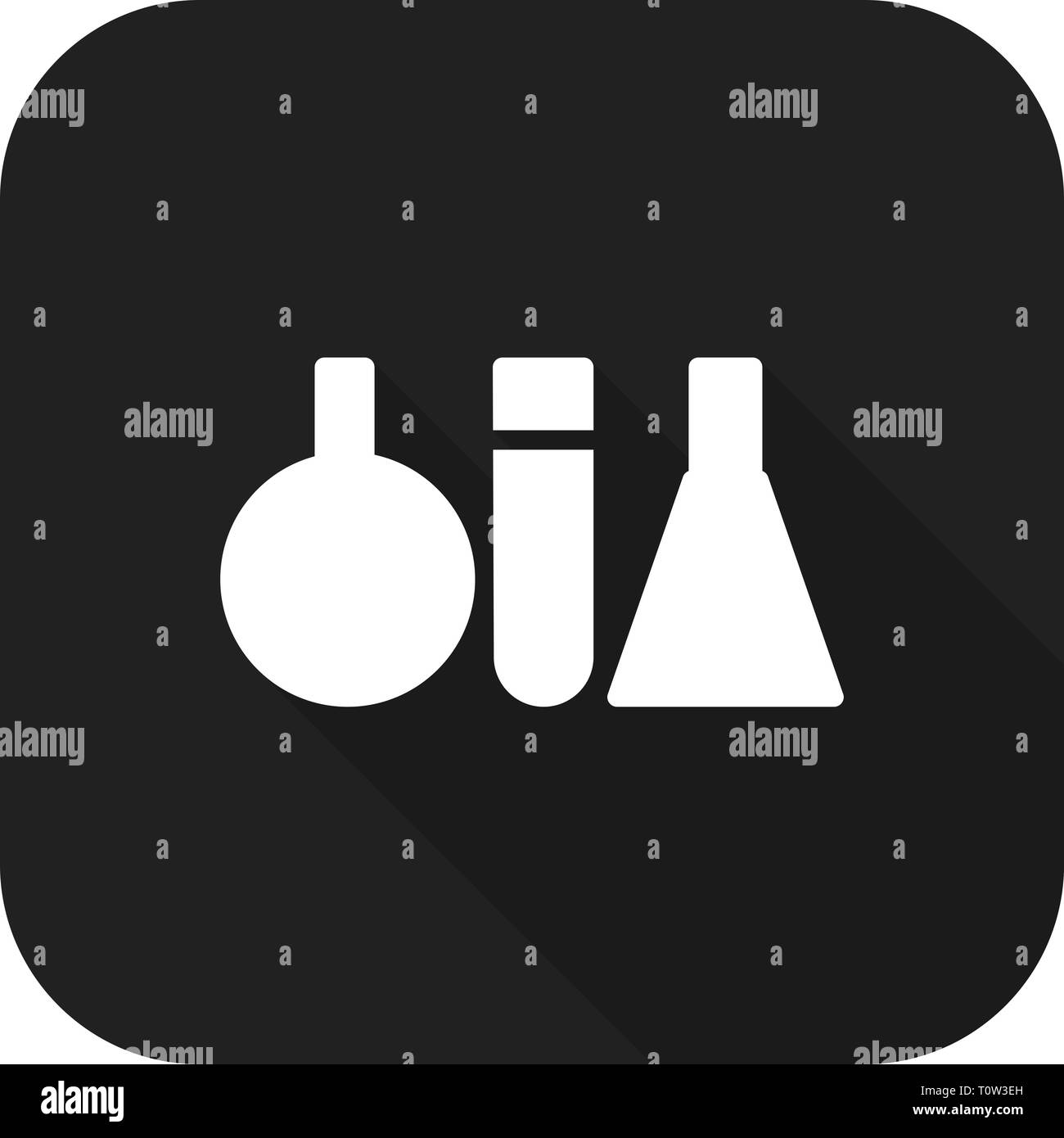 Illustration Test Tubes Icon Stock Photo - Alamy