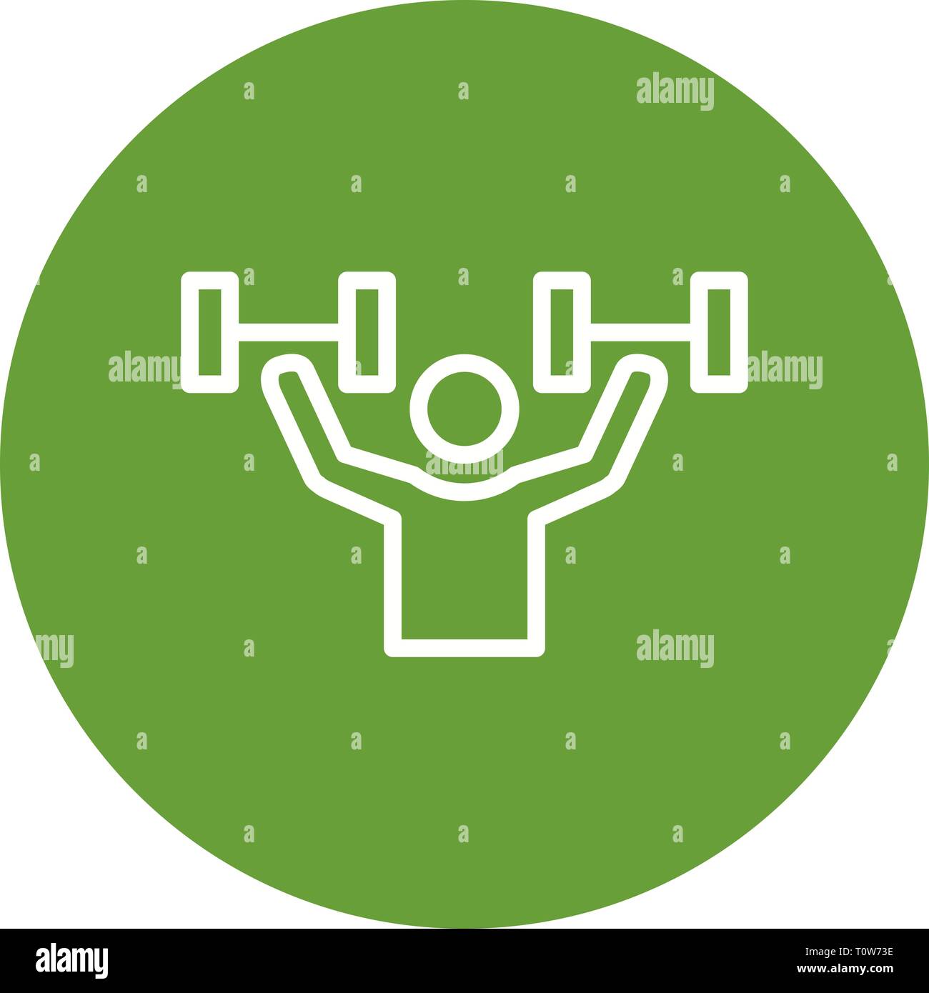 Illustration Excercise Icon Stock Photo - Alamy