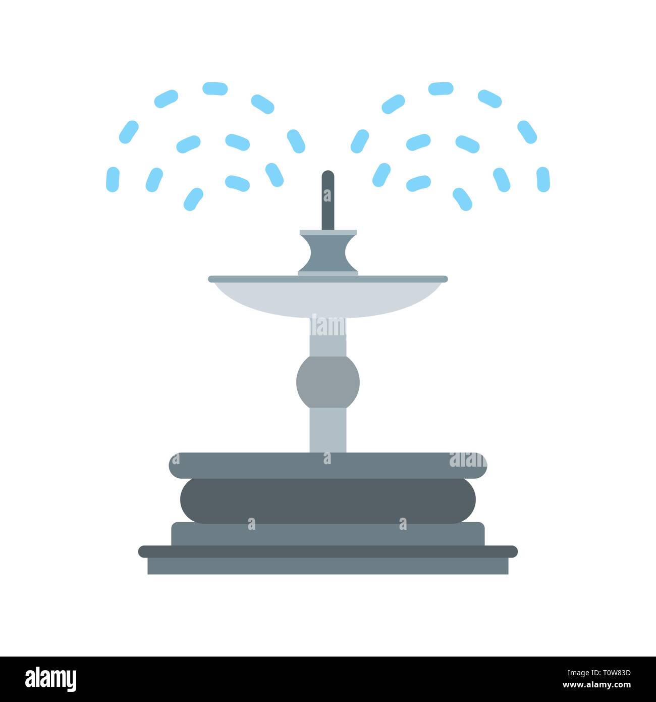 Illustration Fountain Icon Stock Photo