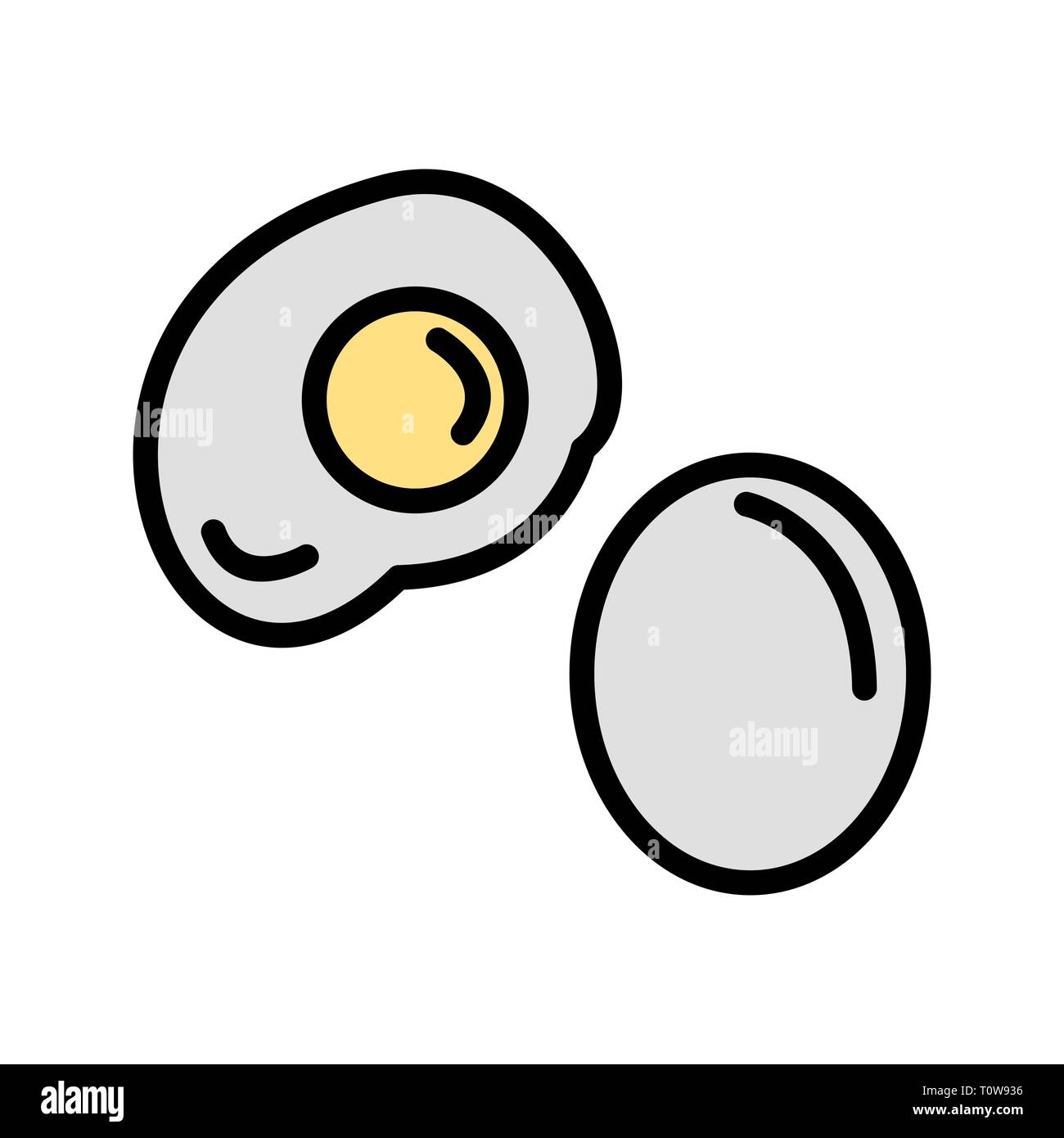 Illustration  Egg Icon Stock Photo