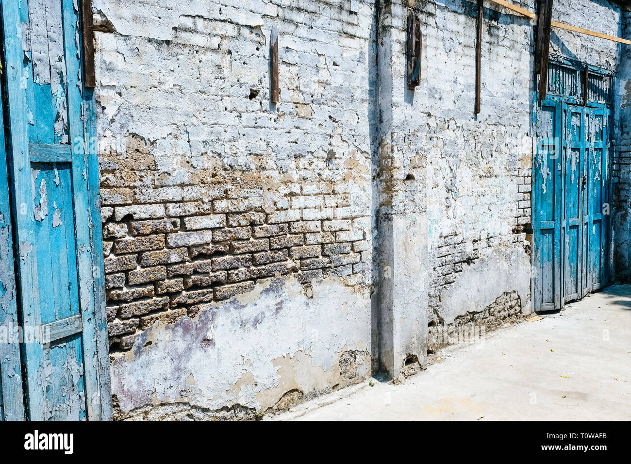 Old brick wall Stock Photo