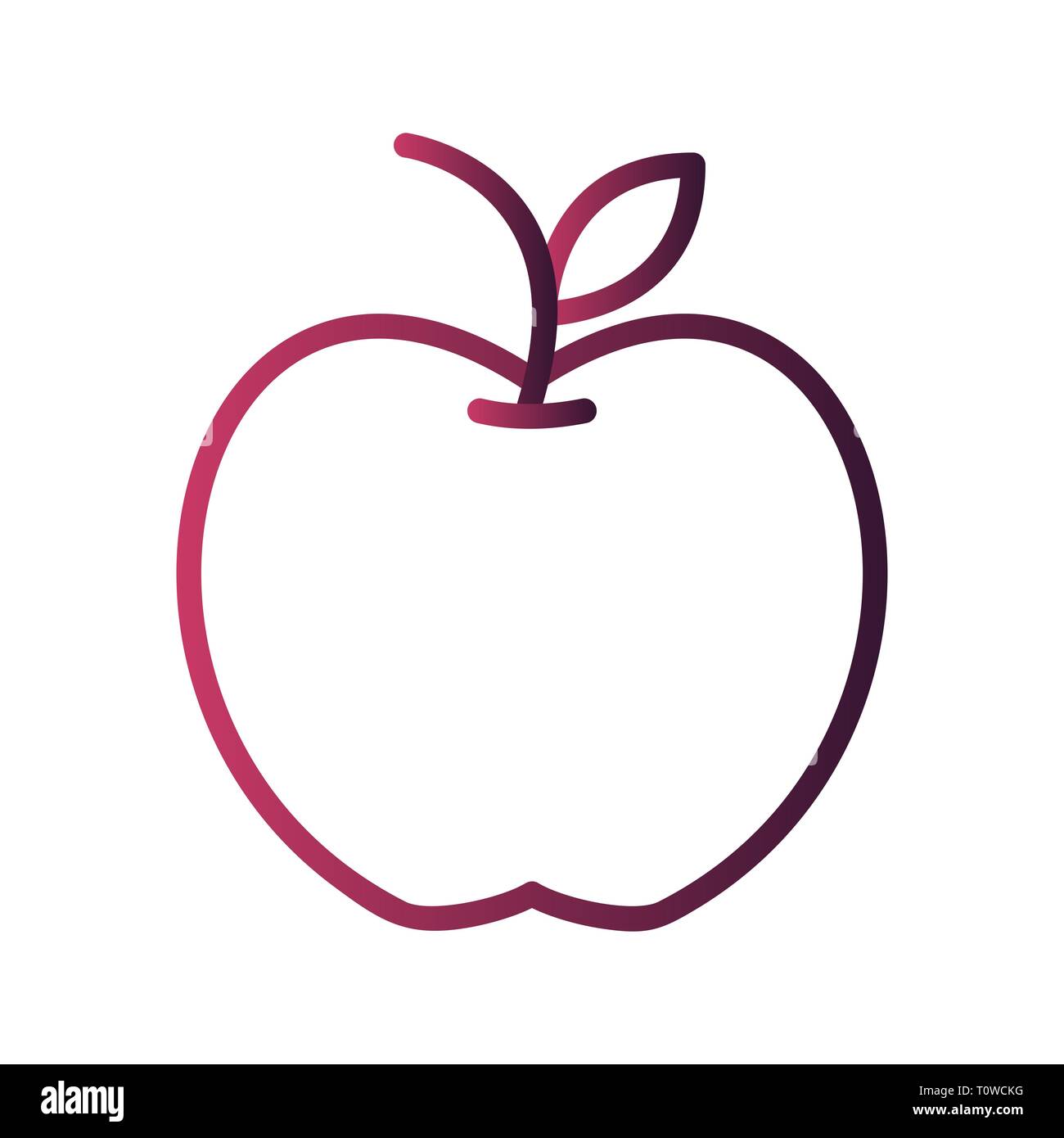 Illustration Apple Icon Stock Photo