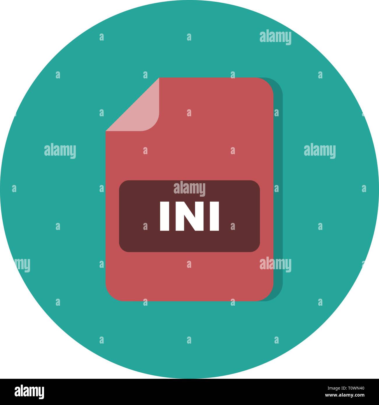 Illustration INI VIcon Stock Photo - Alamy