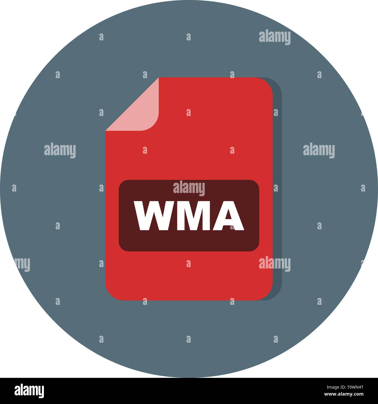 Illustration WMA Icon Stock Photo - Alamy