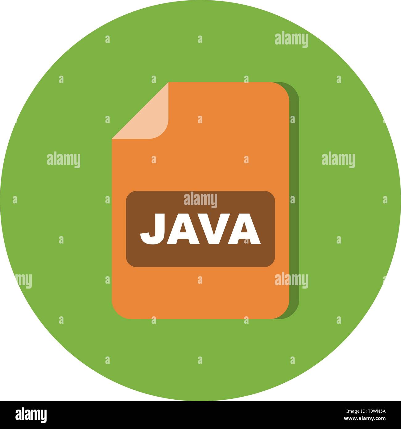 Illustration JAVA Icon Stock Photo - Alamy
