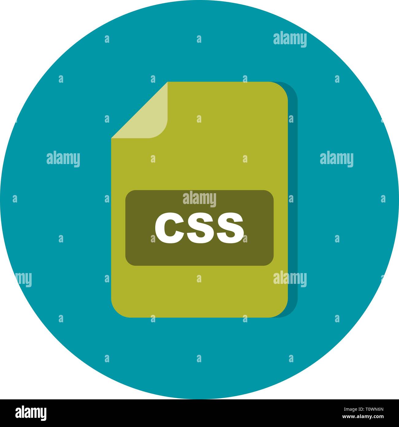 Illustration CSS Icon Stock Photo Alamy