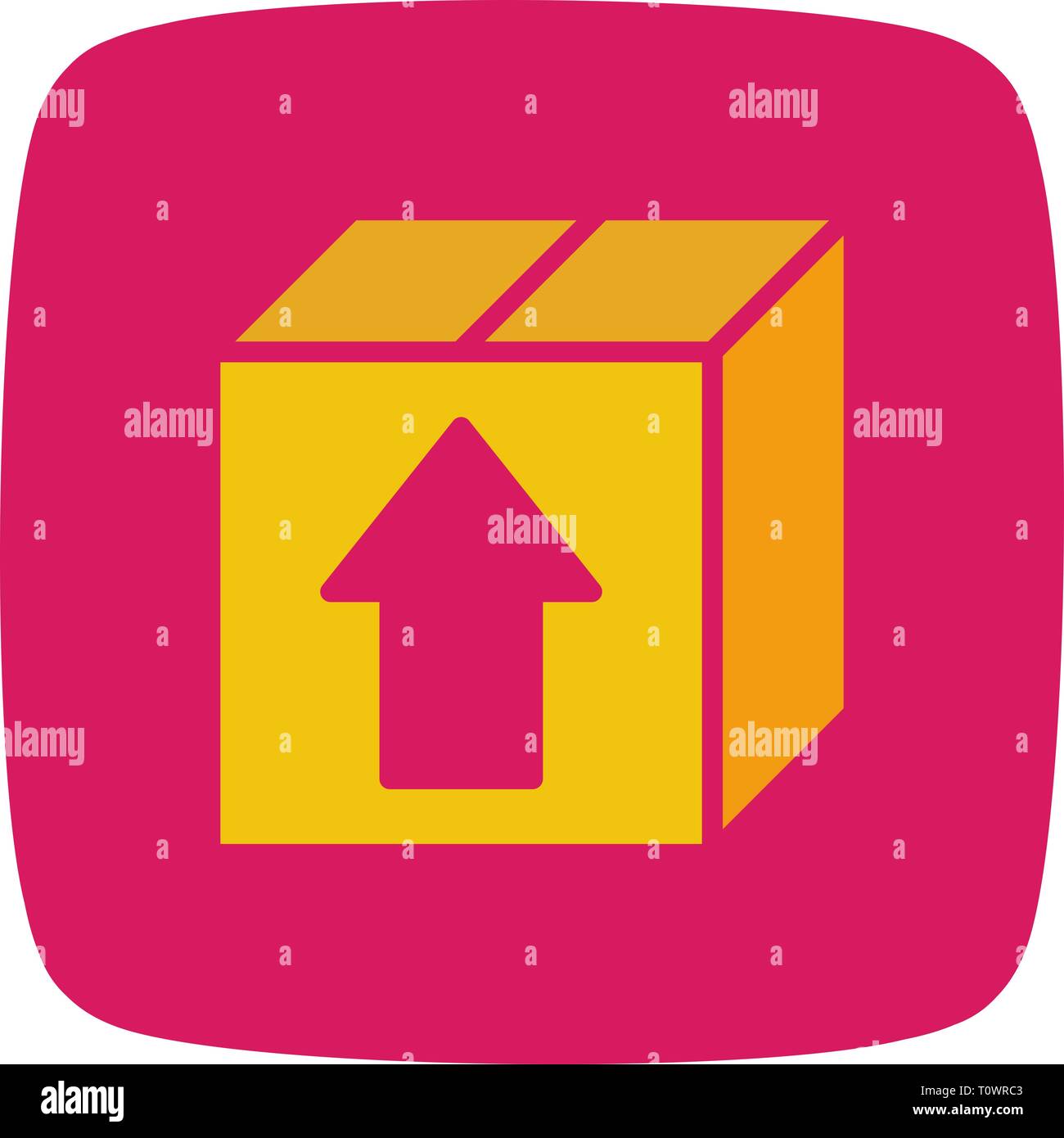 Illustration Package Icon Stock Photo - Alamy