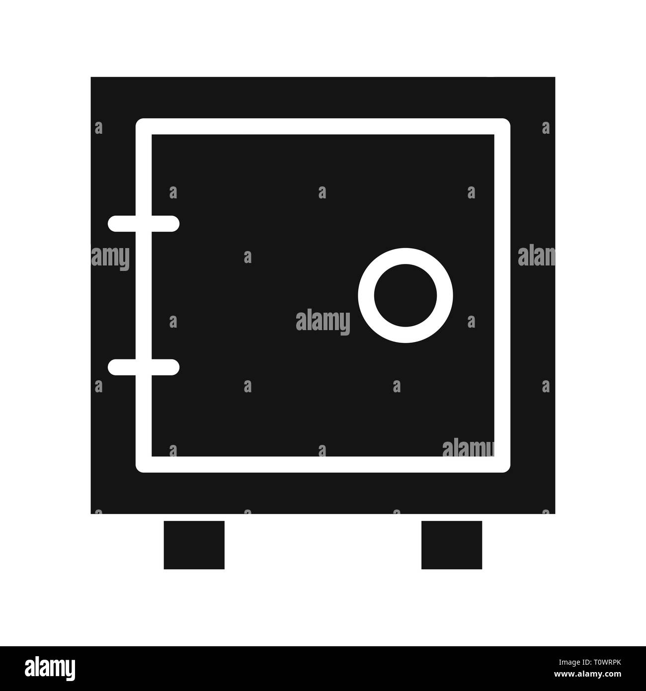Illustration Vault Icon Stock Photo Alamy